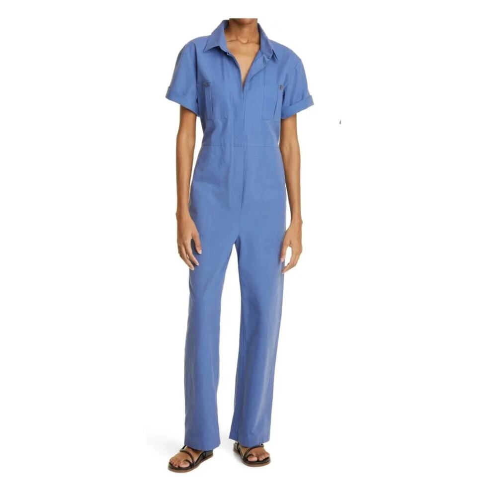 NEW Mara Hoffman Kailyn Recycled Cotton Utility Jumpsuit Size Medium
